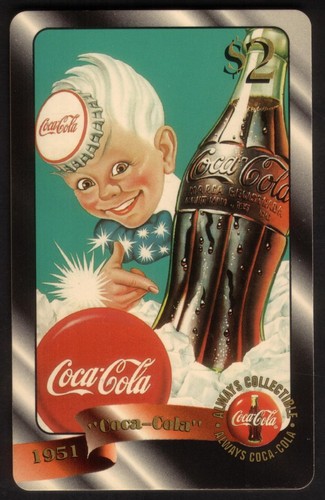 Coca cola boy pointing - '96, $2.