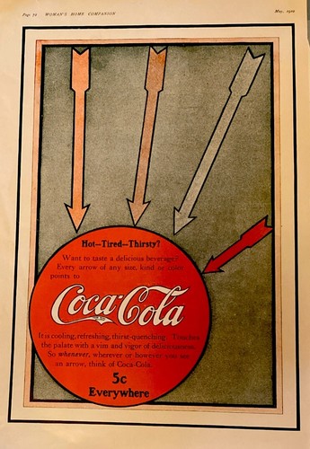 1910 coca cola all arrows - 1910,