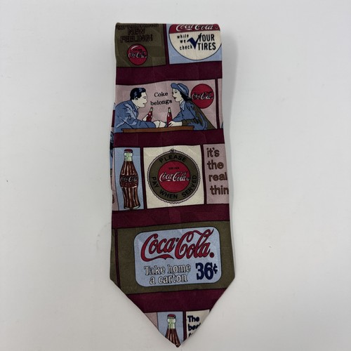 Coca cola men - silk, tie