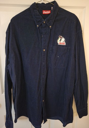 Coca cola corduroy shirt - coca-cola,